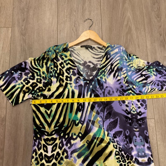 Pierri New York Top Animal Print  Size 2X - Picture 5 of 9